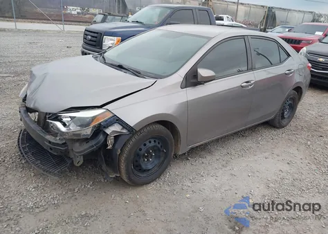 2015 Toyota Corolla Le z USA, uszkodzony, nr VIN 2T1BURHE9FC234959